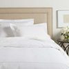 Duvet Inserts & Duvets * | Melange 300Tc Percale Single Embroidered Stripe Duvet Set Home Duvet Inserts & Duvets