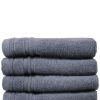 Bath Towels * | Melange 100% Turkish Cotton 4Pc Wash Towel Set Home Bath Towels