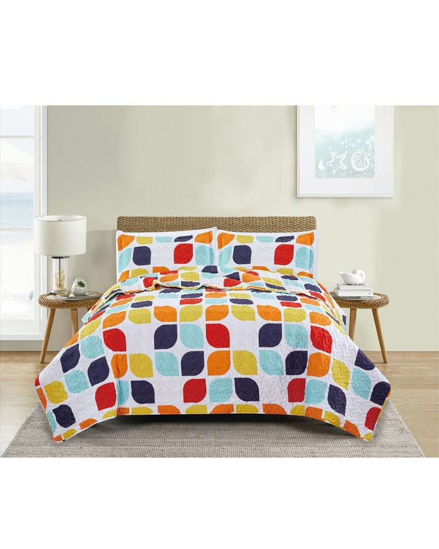 Comforters & Quilts * | Melange Melange 70S Quilt Set Home Comforters & Quilts