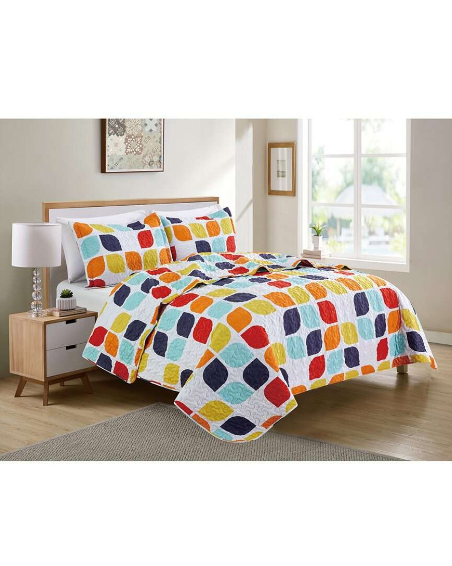 Comforters & Quilts * | Melange Melange 70S Quilt Set Home Comforters & Quilts