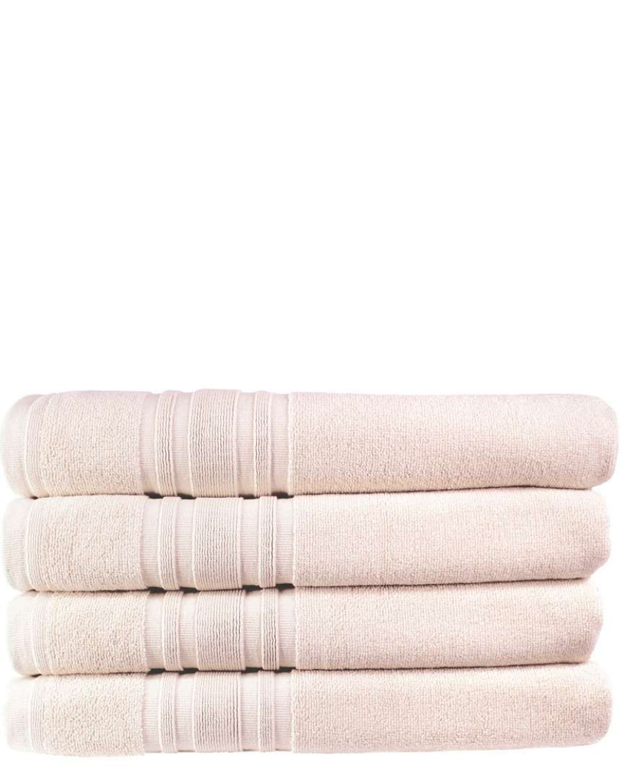 Bath Towels * | Melange 100% Turkish Cotton 4Pc Bath Towel Set Home Bath Towels