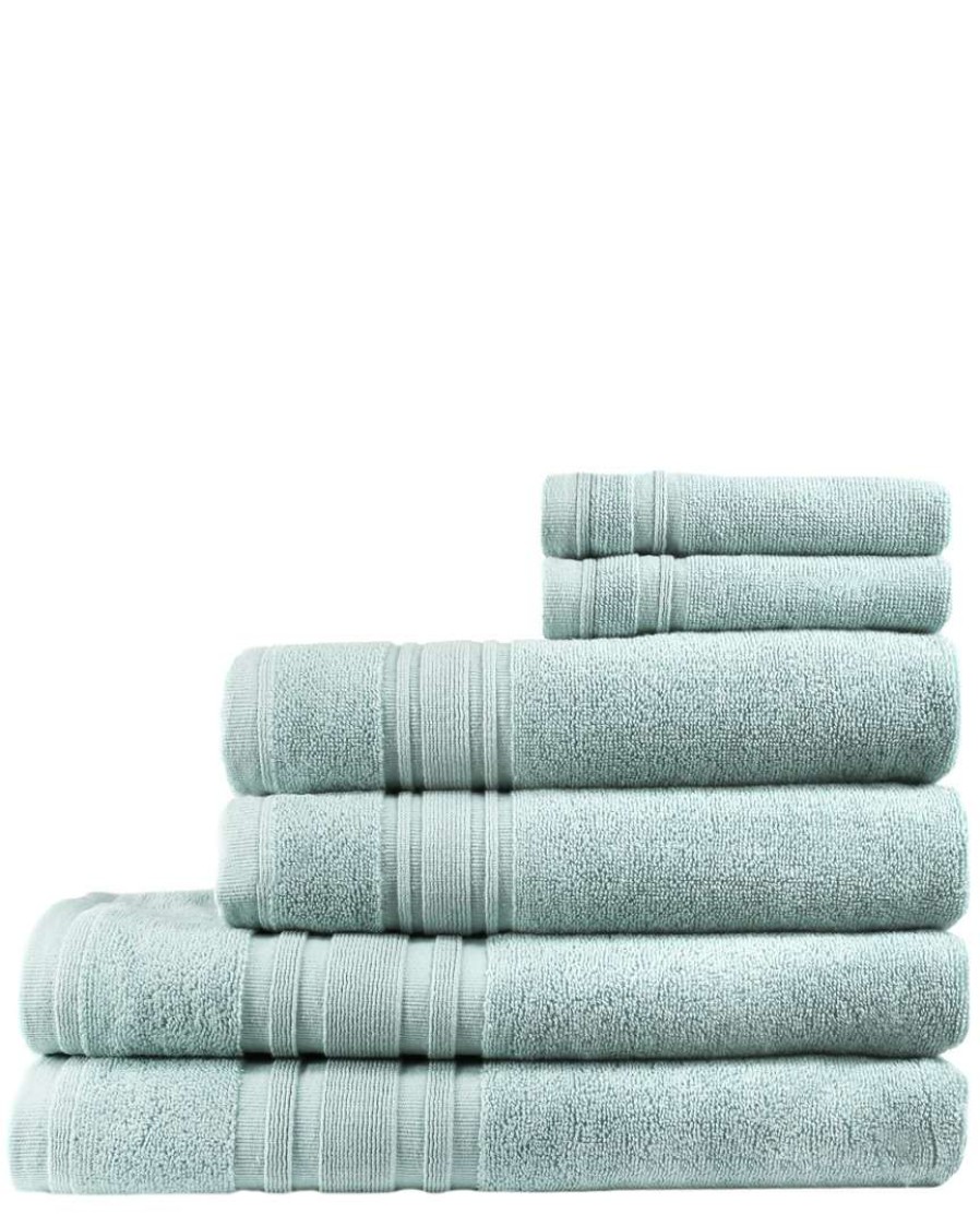 Bath Towels * | Melange 100% Turkish Cotton 6Pc Towel Set Home Bath Towels