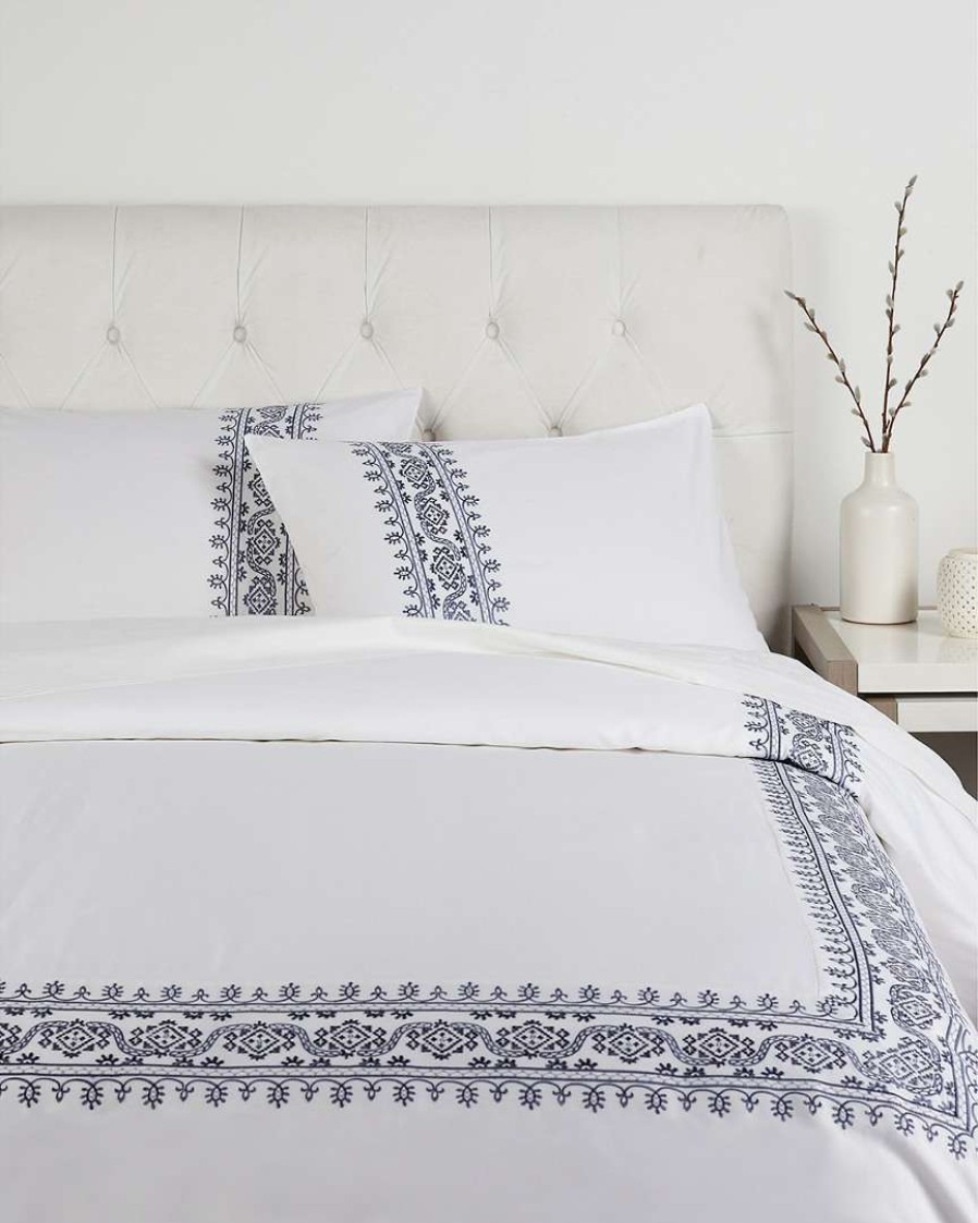 Duvet Inserts & Duvets * | Melange Sanya Embroidery Duvet Set Home Duvet Inserts & Duvets