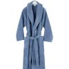 Robes & Slippers * | Melange Zero Twist Ruffle Bath Robe Home Robes & Slippers