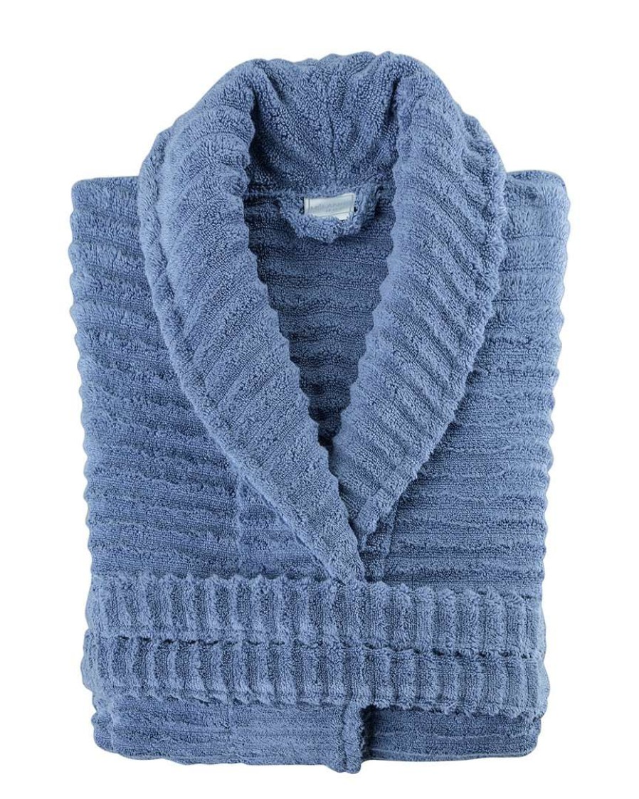 Robes & Slippers * | Melange Zero Twist Ruffle Bath Robe Home Robes & Slippers