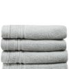 Bath Towels * | Melange 100% Turkish Cotton 4Pc Wash Towel Set Home Bath Towels