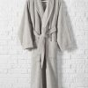 Robes & Slippers * | Melange Home Turkish Cotton Bathrobe Robes & Slippers