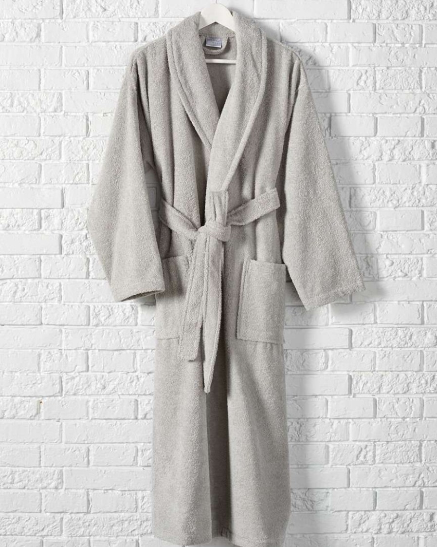 Robes & Slippers * | Melange Home Turkish Cotton Bathrobe Robes & Slippers