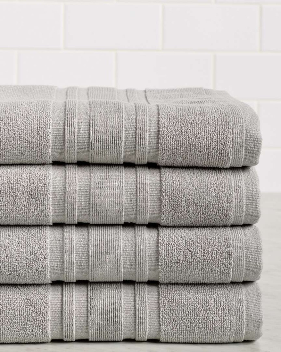 Bath Towels * | Melange Home 4Pc Turkish Cotton Bath Towel Set Bath Towels