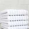 Bath Towels * | Melange Home Set Of 4 Turkish Cotton Wash Towels Bath Towels