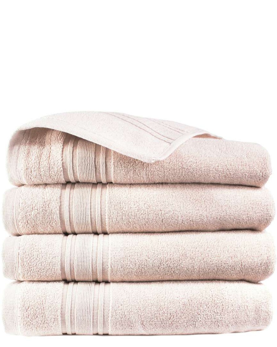 Bath Towels * | Melange 100% Turkish Cotton 4Pc Hand Towel Set Home Bath Towels