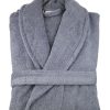 Robes & Slippers * | Melange Cotton Bathrobe Home Robes & Slippers