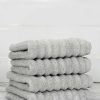 Bath Towels * | Melange Home Set Of 4 Turkish Cotton Wash Towels Bath Towels