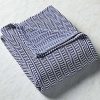 Blankets & Throws * | Melange Herringbone Blanket Navy Home Blankets & Throws