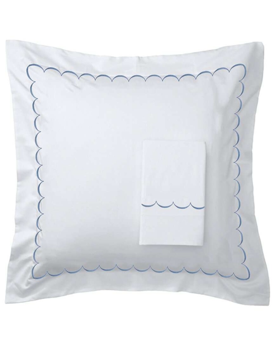 Pillowcases & Shams * | Melange Home T600 Rope Embroidered Sham Set Pillowcases & Shams