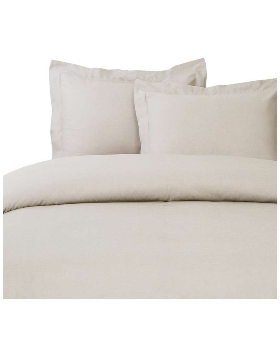 Duvet Inserts & Duvets * | Melange Linen Hemstitch Duvet Home Duvet Inserts & Duvets