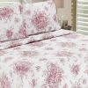 Comforters & Quilts * | Melange Toile Cotton Quilt Set Home Comforters & Quilts