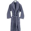 Robes & Slippers * | Melange Zero Twist Ruffle Bath Robe Home Robes & Slippers