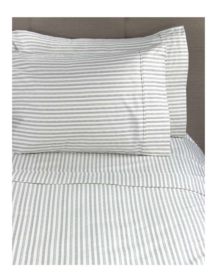 Sheets * | Melange Bamboo Stripe Sheet Set Home Sheets