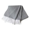 Blankets & Throws * | Melange Herringbone Throw Home Blankets & Throws