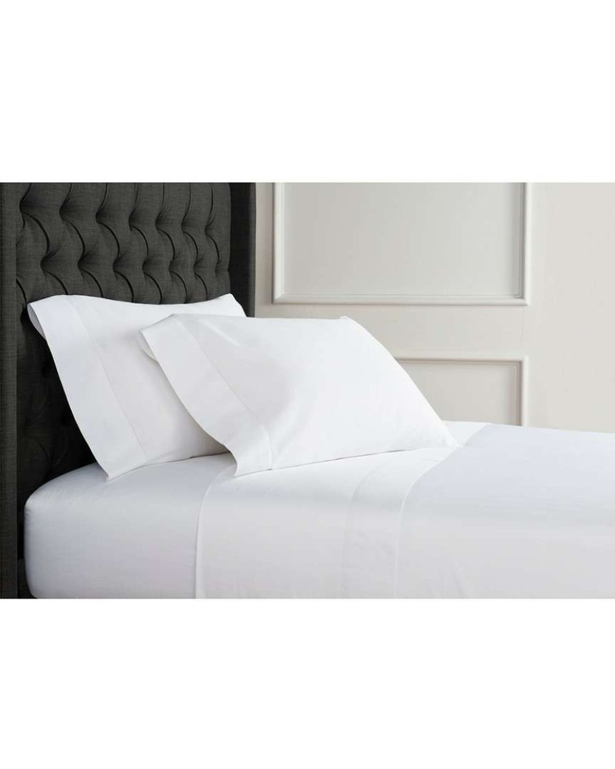 Sheets * | Melange Hemstitch 600Tc Open Fitted Sheet Home Sheets