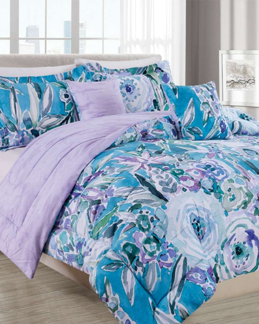 Comforters & Quilts * | Melange Barbarian Maui Mindset 5Pc Comforter Set Home Comforters & Quilts