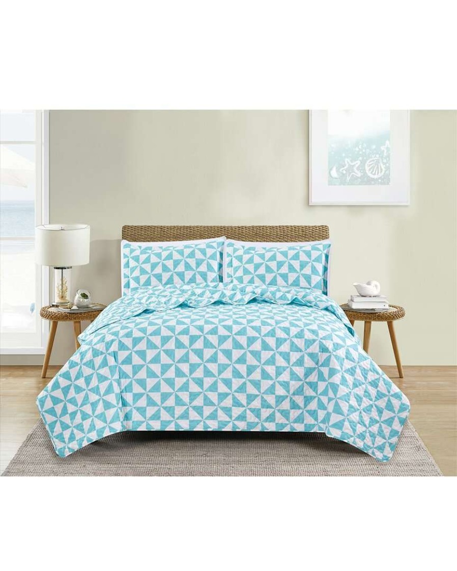 Comforters & Quilts * | Melange Retro Pinwheel Quilt Set Home Comforters & Quilts