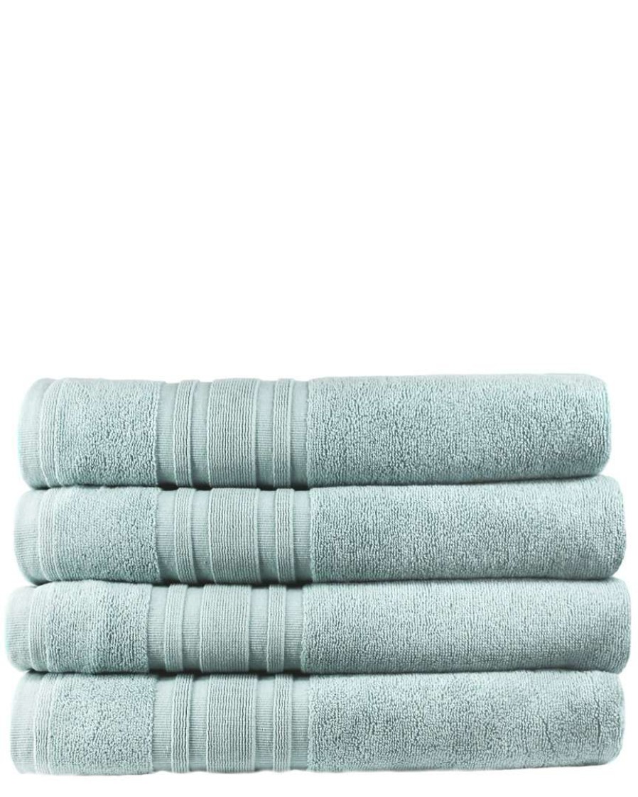 Bath Towels * | Melange 100% Turkish Cotton 4Pc Bath Towel Set Home Bath Towels