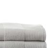 Bath Towels * | Melange Waffle Terry Turkish Cotton Bath Towel 2Pc Set Home Bath Towels