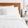 Duvet Inserts & Duvets * | Melange Home Lattice Duvet Set Duvet Inserts & Duvets