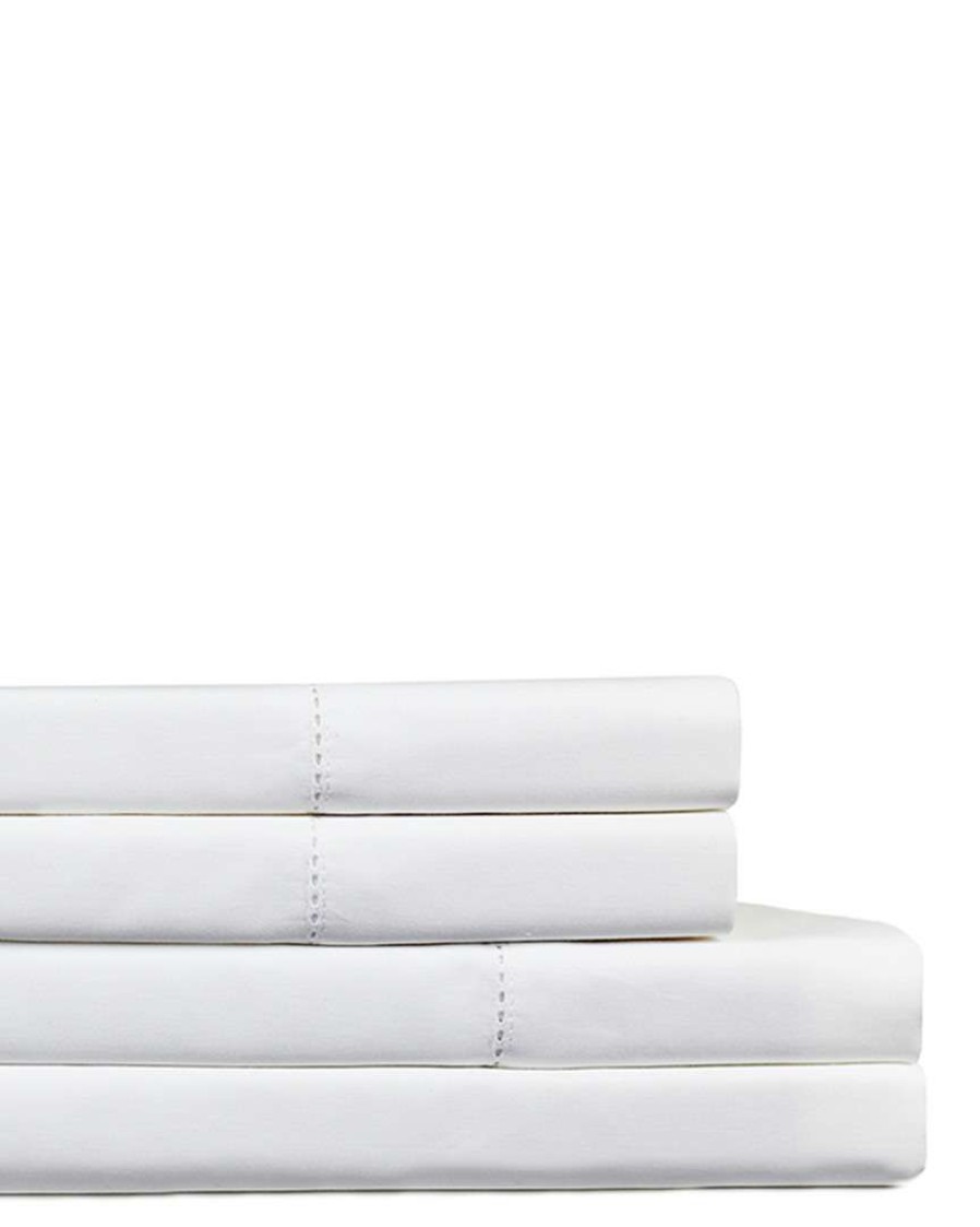 Sheets * | Melange Hemstitich 600Tc Cotton Sheet Set Home Sheets