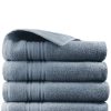 Bath Towels * | Melange 100% Turkish Cotton 4Pc Hand Towel Set Home Bath Towels