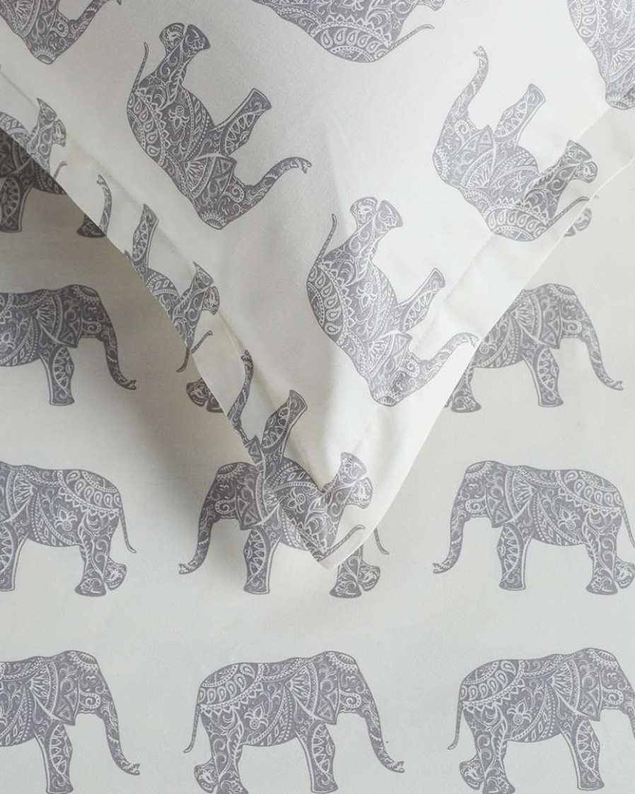 Duvet Inserts & Duvets * | Melange Elephant Duvet Set Home Duvet Inserts & Duvets