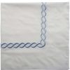 Pillowcases & Shams * | Melange Rope Embroidered 2Pc Euro Shams Home Pillowcases & Shams