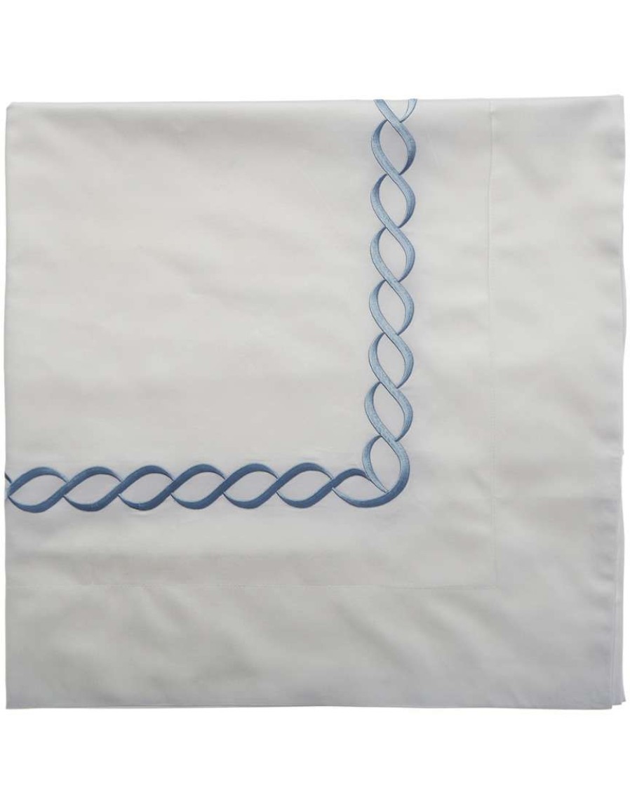 Pillowcases & Shams * | Melange Rope Embroidered 2Pc Euro Shams Home Pillowcases & Shams