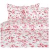 Duvet Inserts & Duvets * | Melange Poppy Watercolor Duvet Set Home Duvet Inserts & Duvets