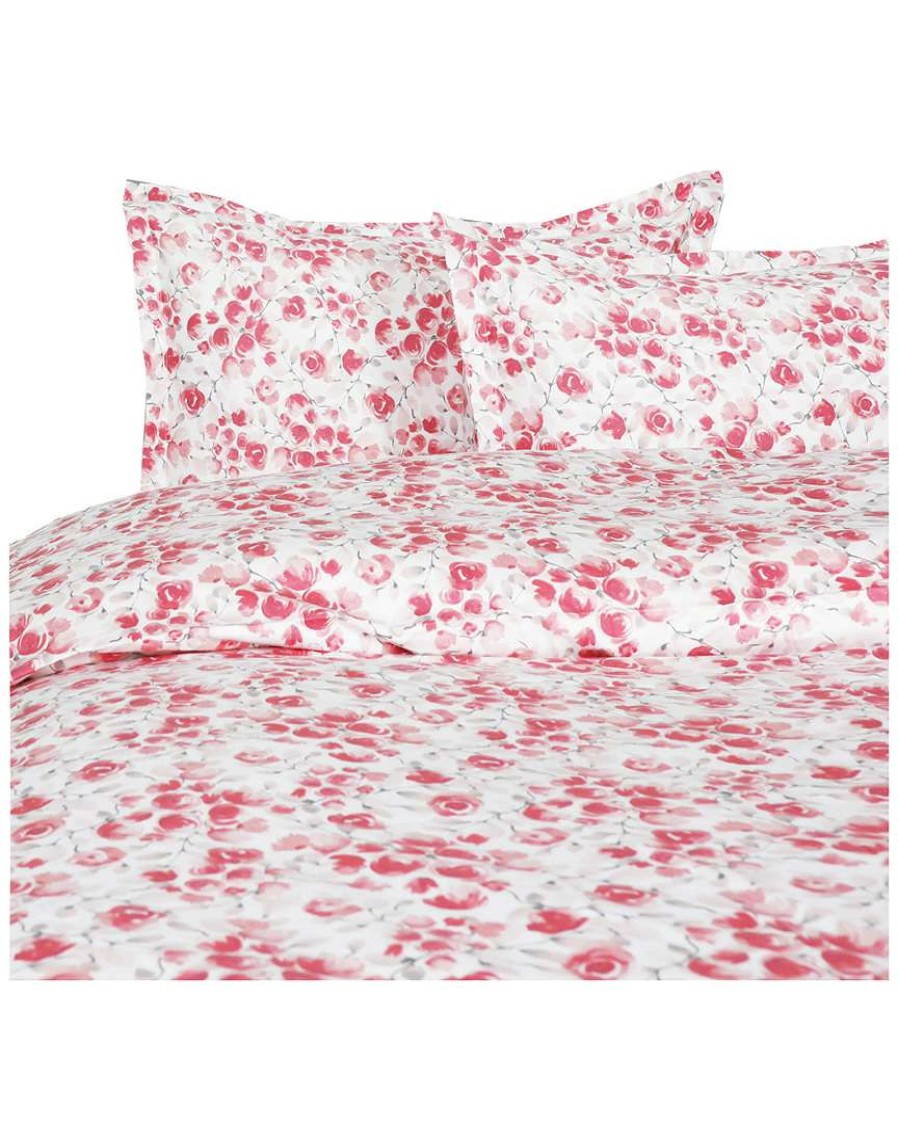 Duvet Inserts & Duvets * | Melange Poppy Watercolor Duvet Set Home Duvet Inserts & Duvets