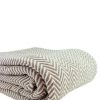 Blankets & Throws * | Melange Herringbone Blanket Home Blankets & Throws