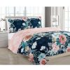 Comforters & Quilts * | Melange Barbarian Banked Floral Quilt Set Home Comforters & Quilts