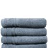 Bath Towels * | Melange 100% Turkish Cotton 4Pc Wash Towel Set Home Bath Towels