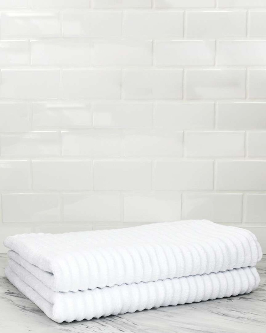 Bath Towels * | Melange Home Set Of 2 Bath Towels