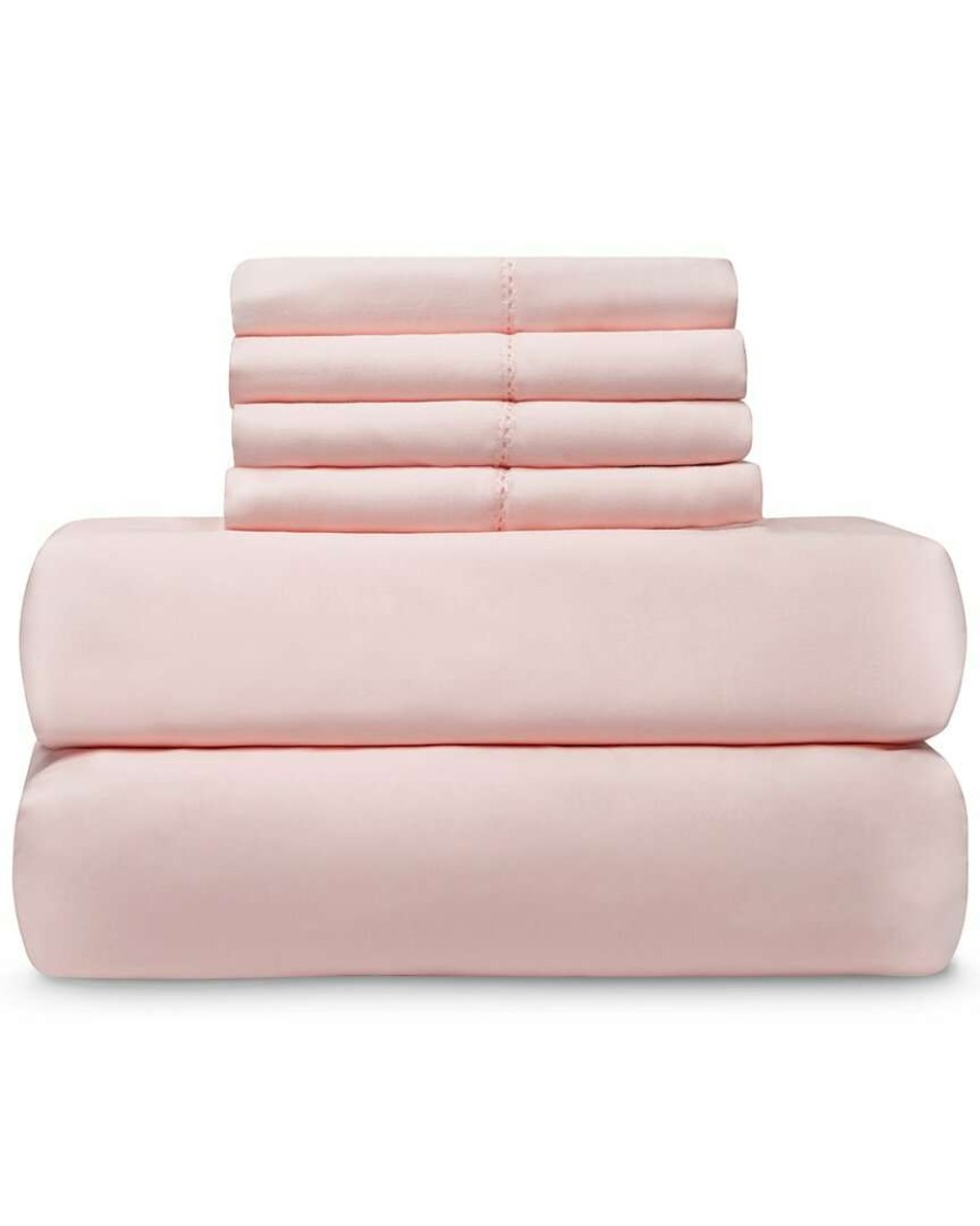 Sheets * | Melange Collection 800Tc Hemstitch Sheet Set With Bonus Pollowcases Home Sheets