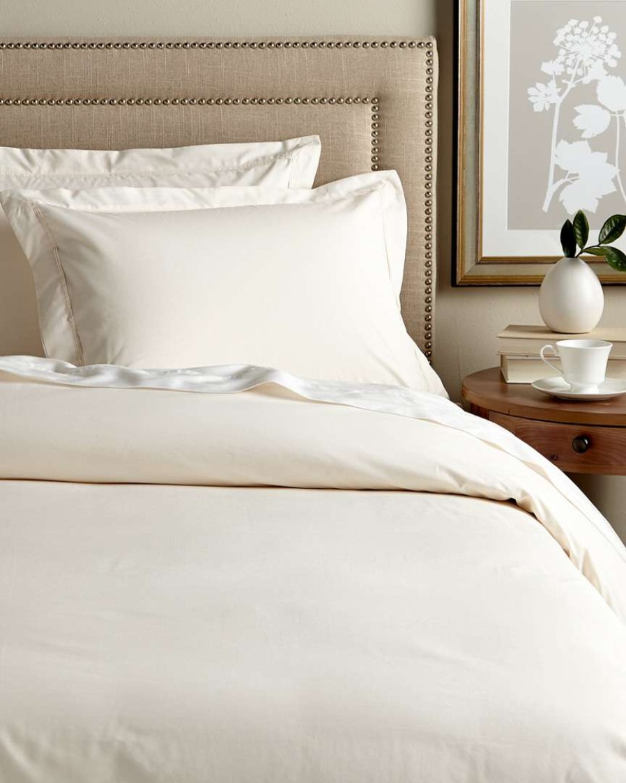 Duvet Inserts & Duvets * | Melange Home Double Pleat Cotton Duvet Set Duvet Inserts & Duvets