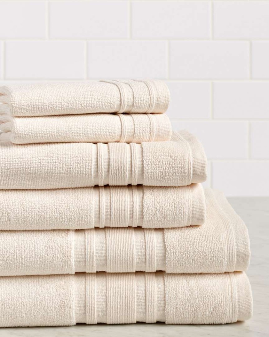 Bath Towels * | Melange Home 6Pc Turkish Cotton Towel Set Bath Towels