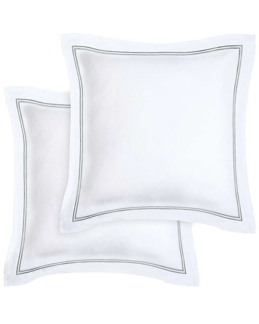 Comforters & Quilts * | Melange Home Linen Sham Set Comforters & Quilts