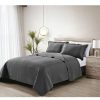 Comforters & Quilts * | Melange Home Stonewash Micro Vermechelli Quilt Set Comforters & Quilts