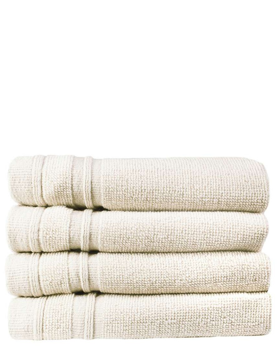 Bath Towels * | Melange Haute Monde Wash Towel 4Pc Set Home Bath Towels