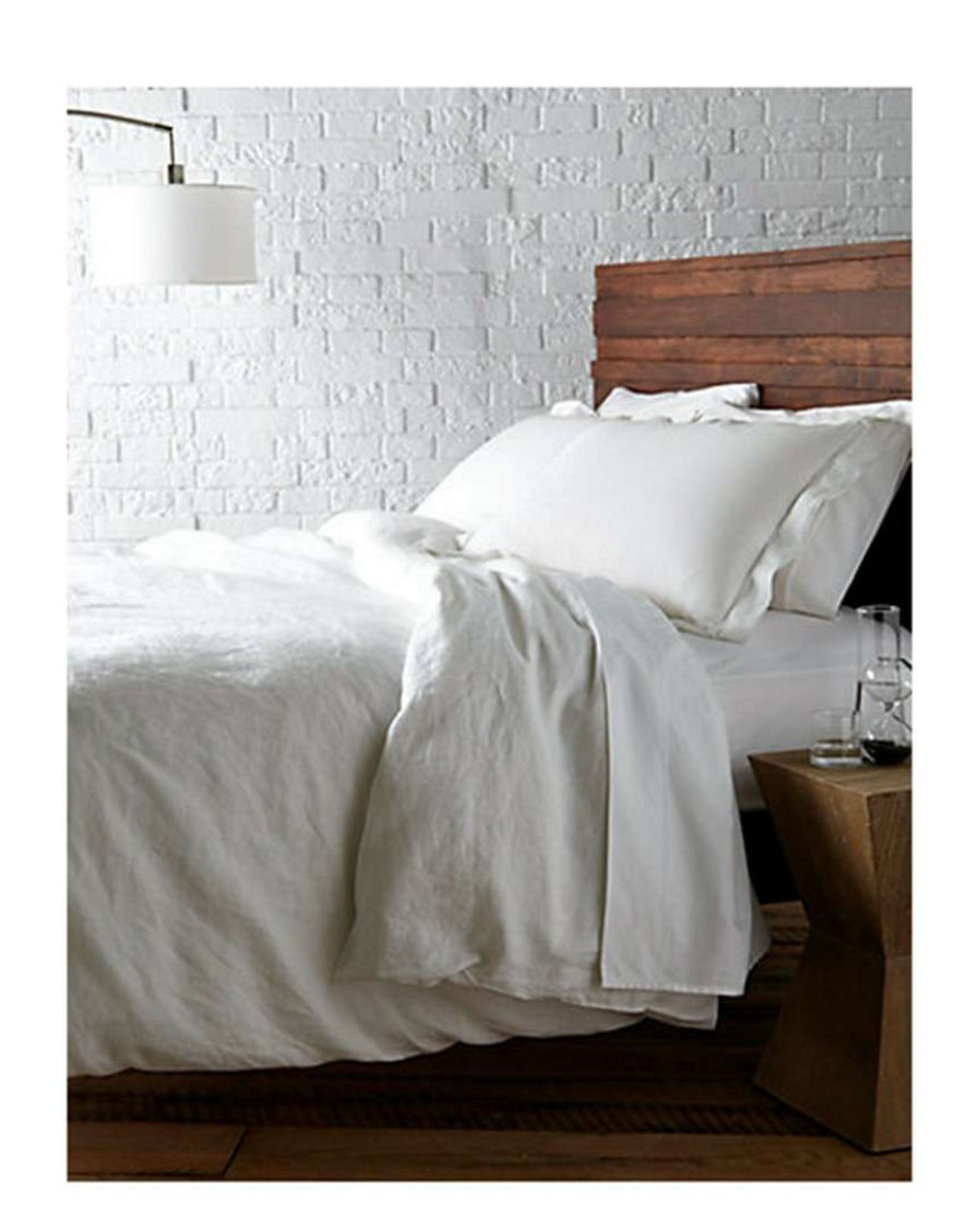 Duvet Inserts & Duvets * | Melange Linen Hemstitch Duvet Collection Home Duvet Inserts & Duvets