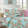 Comforters & Quilts * | Melange Barbarian Boundless Floral 3Pc Cotton Comforter Set Home Comforters & Quilts