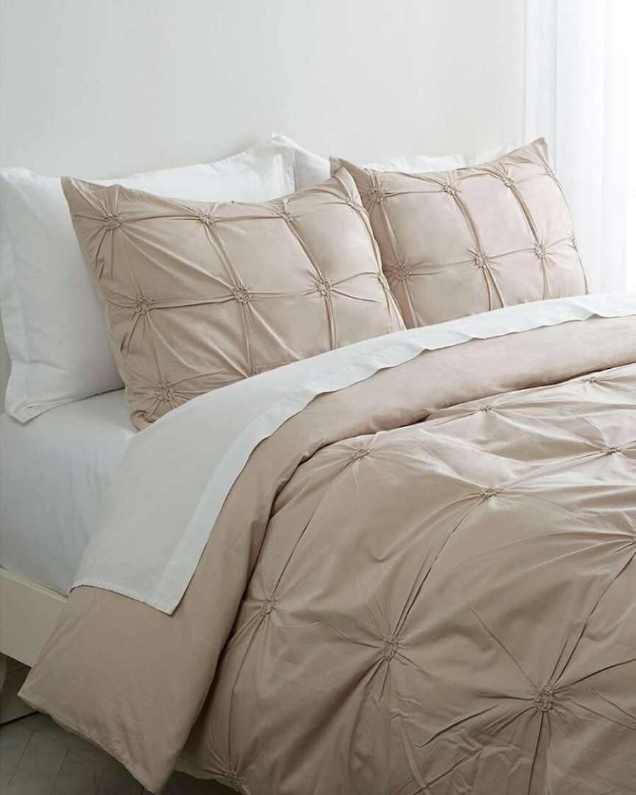 Duvet Inserts & Duvets * | Melange Home Epoque Embroidery Duvet Set Taupe Duvet Inserts & Duvets